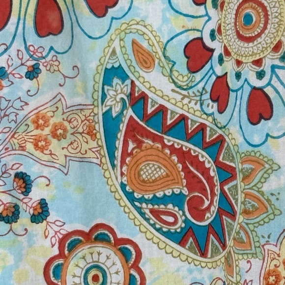 Choice Boho Floral Paisley A-Line Midi Skirt Women’s Multicolor Print Flowy - Picture 2 of 7